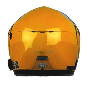   Pearl Yellow X Small Full Face Helmet with V Com Modular Automotive