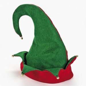 Felt Elf Hat with Jingle Bells   Size S/M : Toys & Games : 