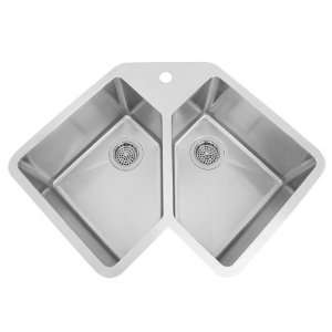   33 Infinite Stainless Steel Corner Undermount Sink