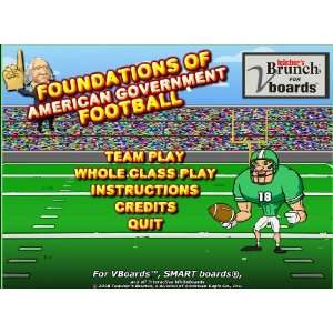   of American Government Football Game on CD