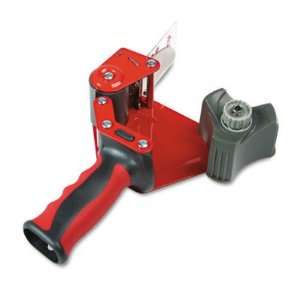 Pistol Grip Box Sealing Tape Dispenser   3 core, Metal, Red(sold in 