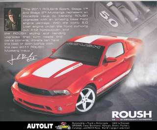 2011 Ford Roush Mustang Brochure  
