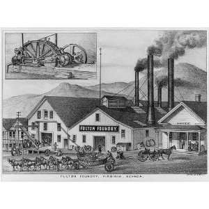  Fulton Foundry,Virginia City,Storey County,Nevada,NV,1881 