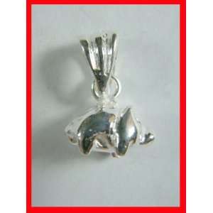  Solid Sterling Silver Pig Pendant 925 