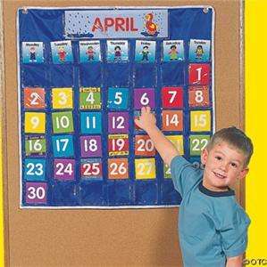 Preschool Class Daycare Organizer CALENDAR Pocket Chart  