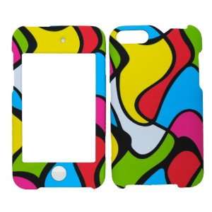  Colorful Swirl Rubberized Snap on Protective Cover Case 