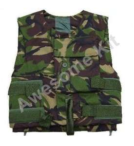   Army Woodland DPM Body Armour Flak Vest Cover All Sizes Grade 1  