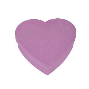  Romanoff Heart Box, Pink Sparkle