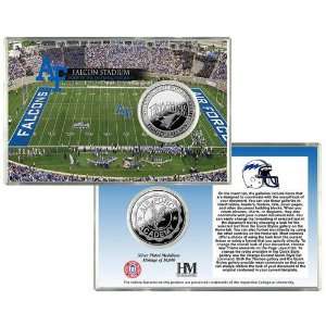  United State Air Force Academy Falcon Stadium Silver Coin 
