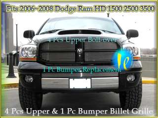 06 07 08 Dodge Ram 1500 2500 Billet Grille Grill 2008  