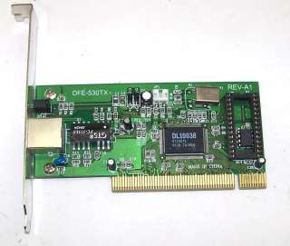 Link DFE 530TX+ A1 PCI Ethernet Network Card 10/100  