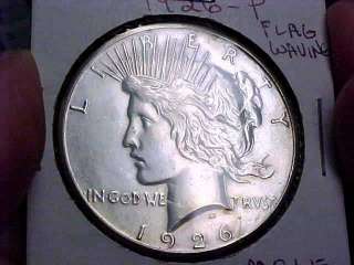1926 P Peace Silver Dollar Coin BU UNC +++++ BIN ERROR  
