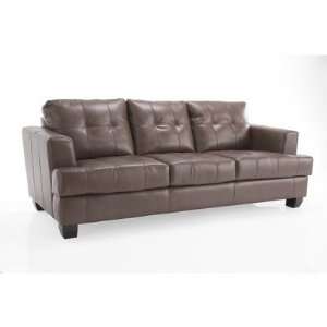    Wildon Home Remy Sofa Remy Bonded Leather Sofa: Furniture & Decor