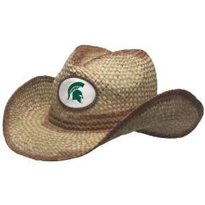   Michigan State Spartans Ladies Straw Cow Girl Hat: Sports & Outdoors