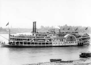 Steamer Island Queen Steamship Steamboat photo 1900  