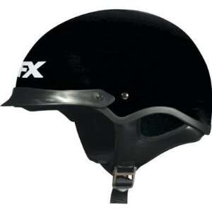 AFX FX 3 Beanie Half Helmet, Black, Size: XS, Primary Color: Black 