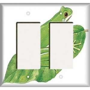  Double Rocker Plate   Green Frog