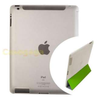 Clear iPad 3 3rd Genaration Smart Cover Compatible TPU Gel Back Skin 