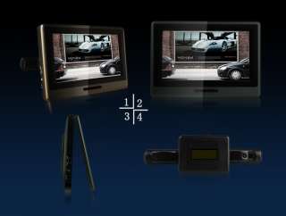 Portable 9 LCD touchscreen monitor Active headrest dvd player 