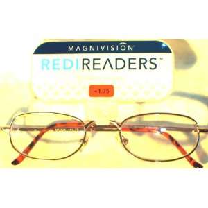   Magnivision Redireaders Reading Glasses, +1.75