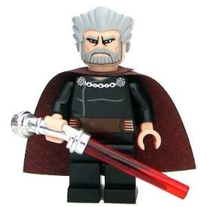 LEGO Star Wars Clone Wars LOOSE Mini Figure Count Dooku with Silver 