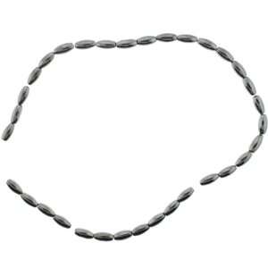  Beads   Hematite  Marquise Plain   12mm Height, 6mm Width 