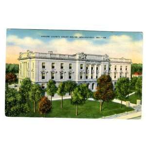   Greene County Court House Postcard Springfield MO 44 
