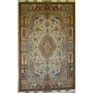    6x10 Hand Knotted Tabriz Persian Rug   67x101