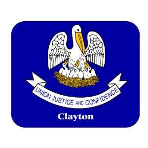  US State Flag   Clayton, Louisiana (LA) Mouse Pad 