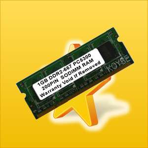 1GB DDR2 RAM PC2 5300 667MHz LAPTOP SODIMM 200PIN SDRAM  