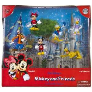 Disney Mickey And Friends Collectible Figures Toy Playset 