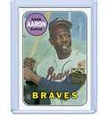 2000 Topps Limited Edition HANK AARON 1969 Reprint Card #16 of 23