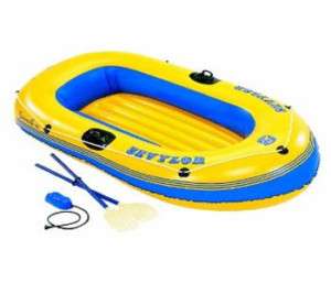 Sevylor Caravelle 2 Person Inflatable Boat w/ Pump Oars  