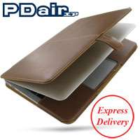   Leather case for Apple New MacBook Air 2010 11   Book Type (Brown