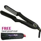 TurboIon Croc Wet to Dry Ceramic Hair Flat Iron 1 1/2