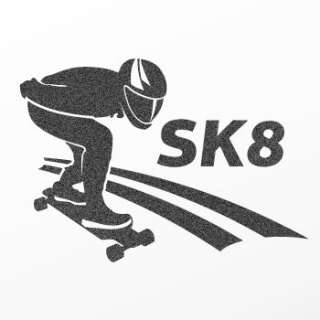Vinyl Decal Sticker Skateboard Sk8 Extreme KR2ZZ  
