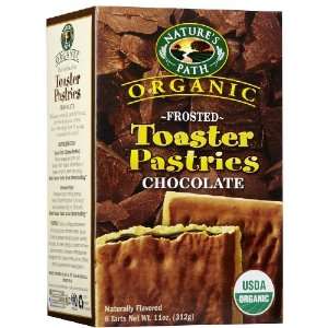 Natures Path Frosted Toaster Pastry, Chocolate, 11 oz, 6 ct  