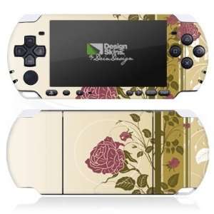 Design Skins for Sony PSP 3004 Slim & Lite   Blumengirlande Design 