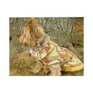   Vockner Floral Dog Coat with Jewel Necklace (XLarge): Pet Supplies