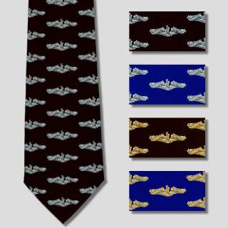 Submarine Dolphin Necktie Tie Insignia Badge  