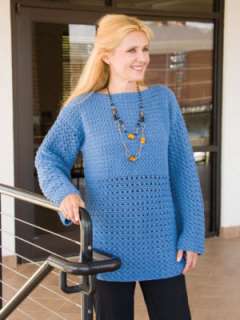 Crochet Patterns Book Sweaters Turtleback Tunic Jacket  