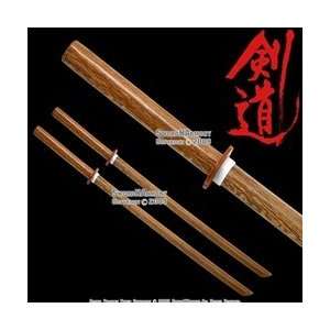  2 Pcs Daito Wooden Bokken Samurai Practice Sword Katana 