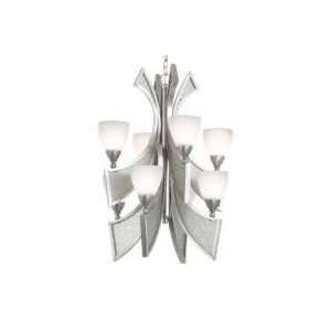 Kalco Lighting Oceana 8 Light Chandelier w/ White Cased Glass   5367 