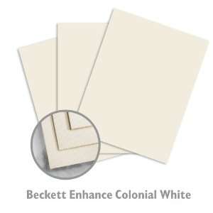  Beckett Enhance Colonial White Paper   1500/Carton Office 