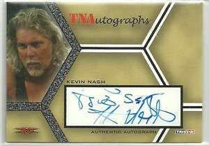 TNA Impact Auto Autograph Kevin Nash Big Sexy Inscription  