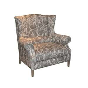   basics the french print wing back chair by aidan gray: Home & Kitchen