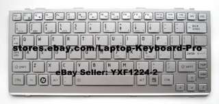 NEW Toshiba Mini NB200 NB205 Keyboard SILVER  