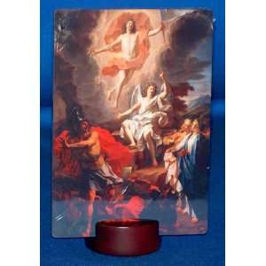   Resurrection of Christ   5 3/4 x 4 desktop plaque 