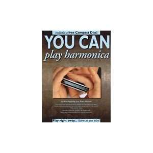  You Can Play Harmonica Softcover with CD Sports 