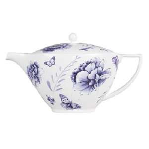  Jasper Conran China Blue Butterfly Tea Pot Kitchen 